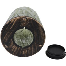 Antique Green Leaf Lantern Green - Amber Charm - Wilko - thumbnail 6