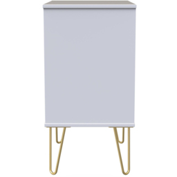Crowndale Cube 3 Drawer Matt Indigo and White Chest of Drawers Ready Assembled - Blue - Wilko - thumbnail 5