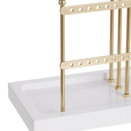 H&O Direct 6 Tier Gold Jewellery Display Stand - Size: 38.5 x 26.5 x 11.5cm - Wilko - thumbnail 5