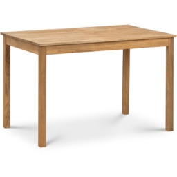 Julian Bowen Coxmoor 4 Seater Rectangular Dining Table Oak - Brown - Wilko - thumbnail 3