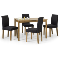 Julian Bowen Coxmoor 4 Seater Rectangular Dining Table Oak - Brown - Wilko - thumbnail 5