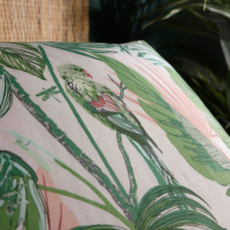 furn. Amazonia Tropical Super King Jade Duvet Set - Green - Wilko - thumbnail 5