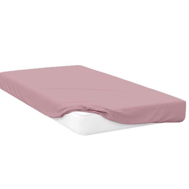 Serene Super King Blush Deep Fitted Bed Sheet - Pink - Wilko - image 1
