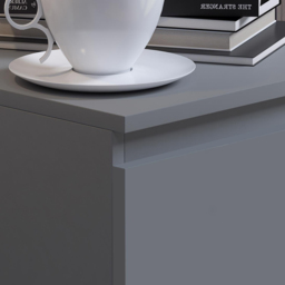 FWStyle Carlton Matt Grey Bedside Table - Wilko - thumbnail 4