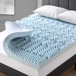 Ezysleep Single Air Flow Mattress Topper 2 inch - White - Wilko - thumbnail 4