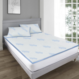 Ezysleep Single Air Flow Mattress Topper 2 inch - White - Wilko - thumbnail 3