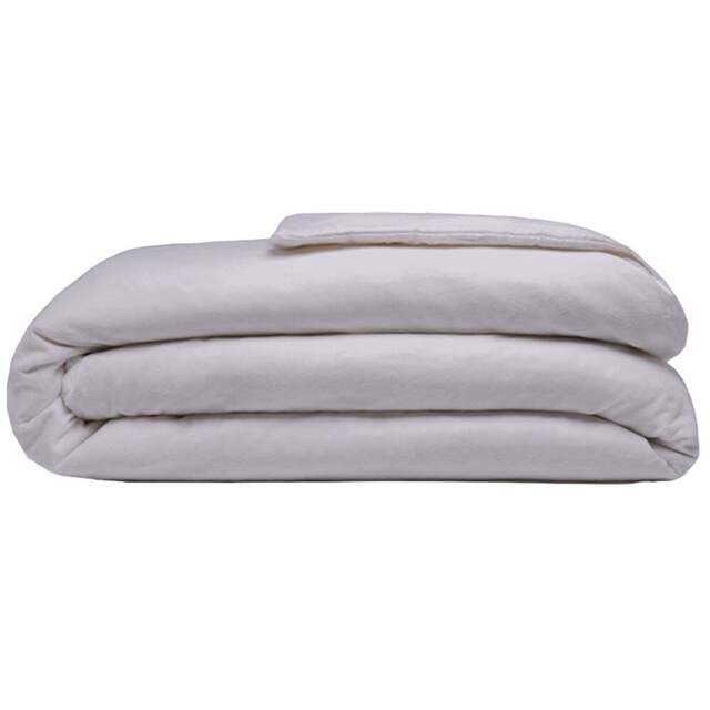 Serene Super King Size Heather Brushed Cotton Duvet Cover - Purple - Wilko - image 1