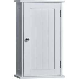 BATH VIDA Priano White 1 Door Bathroom Cabinet - Size: 50 x 30 x 14cm - Wilko - thumbnail 3