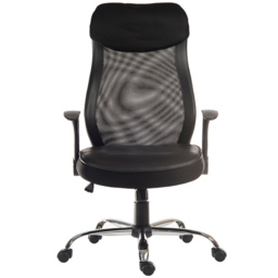 Teknik Office Curve Mesh Operator Chair - Size: 47 x 52 x 53cm - Black - Wilko - thumbnail 3