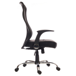 Teknik Office Curve Mesh Operator Chair - Size: 47 x 52 x 53cm - Black - Wilko - thumbnail 5