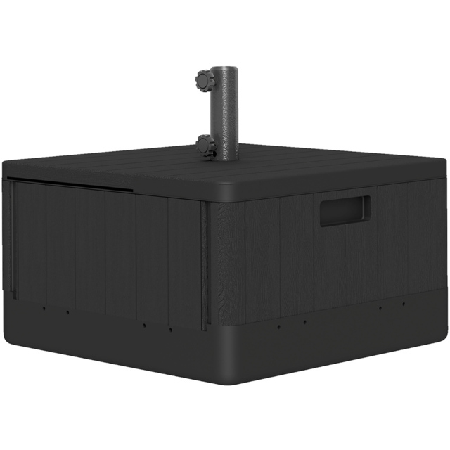 Outsunny Black Fillable Parasol Base - Size: 45 x 53 x 53cm - Wilko - image 1