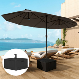 Outsunny Black Fillable Parasol Base - Size: 45 x 53 x 53cm - Wilko - thumbnail 3