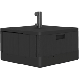 Outsunny Black Fillable Parasol Base - Size: 45 x 53 x 53cm - Wilko