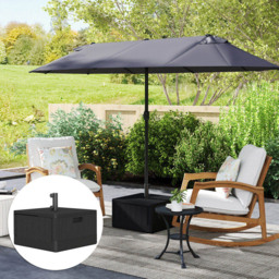 Outsunny Black Fillable Parasol Base - Size: 45 x 53 x 53cm - Wilko - thumbnail 4