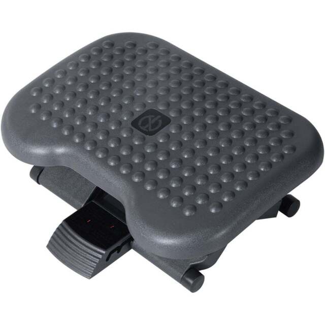 Portland Adjustable Footrest Underdesk - Size: 46 x 35 x 11cm - Grey - Wilko - image 1