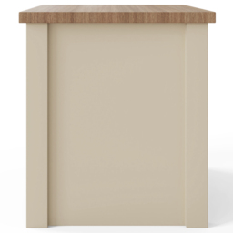 GFW Lancaster Single Drawer Single Shelf Cream Lamp Table - Size: 45 x 45 x 50cm - Wilko - thumbnail 6
