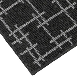JVL Vector Black Indoor Washable Runner 57 x 150cm - JVL Homewares - Wilko - thumbnail 4
