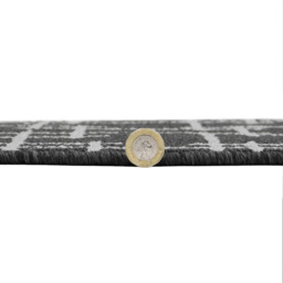 JVL Vector Black Indoor Washable Runner 57 x 150cm - JVL Homewares - Wilko - thumbnail 7