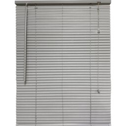 PVC Silver Wood Effect Blind Silver 105cm - Wilko - thumbnail 1