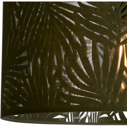 Lighting Collection Lanagin Green Leaf Cut-Out Pattern Ceiling Lamp Shade - Size: 24.5 x 42.5 x 42.5cm - Wilko - thumbnail 5