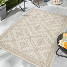 Origins Atlas Diamond Cream Rug 200 x 290cm - Wilko - thumbnail 3