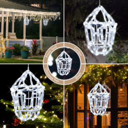 The Christmas Workshop 4m White Lantern Silhouette LED String Light - Wilko - thumbnail 7