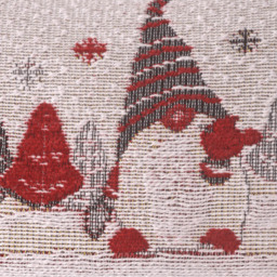 Noel Square Xmas Standing Gonks Draught Excluder - Size: 24 x 90 x 10cm - Multi - Wilko - thumbnail 3