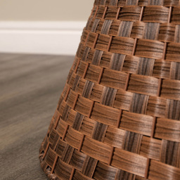 Samuel Alexander KD Medium Brown Plastic Wicker Rattan Christmas Tree Skirt 24 x 58cm - Size: 24 x 24 x 24cm - Wilko - thumbnail 6