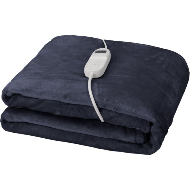 Silentnight Luxury Heated Throw Navy - Wilko