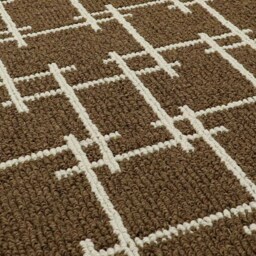 JVL Vector Brown Indoor Washable Runner 57 x 150cm - JVL Homewares - Wilko - thumbnail 6