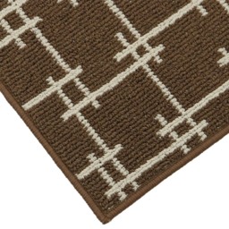 JVL Vector Brown Indoor Washable Runner 57 x 150cm - JVL Homewares - Wilko - thumbnail 4