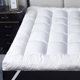 Ezysleep King Size Super Soft Thick Mattress Topper - White - Wilko - thumbnail 4