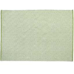 Hug Rug Green Woven Diamond Rug 120 x 170cm - Wilko - thumbnail 1