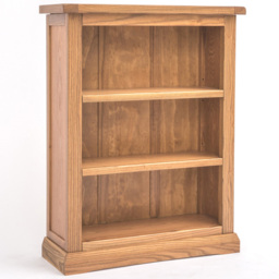 Salerno 3 Shelf Light Wood Lacquered Bookcase - Wilko - thumbnail 4