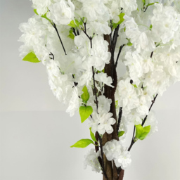 Botanik White Blossom Artificial Tree in Pot 5ft - Size: 150 x 60 x 60cm - Wilko - thumbnail 3