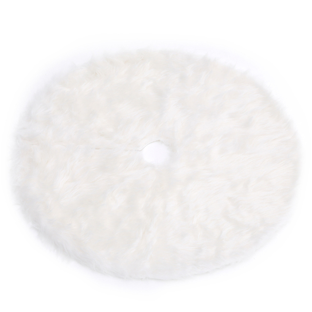 Christmas Tree Skirt - Size: 0.2 x 90 x 90cm - White - Living and Home - Wilko - image 1