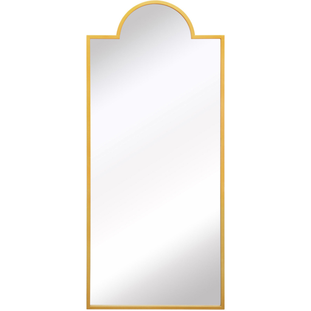 MirrorOutlet The Genestra Gold Contemporary Wall and Leaner Garden Mirror 170 x 75cm - Size: 170 x 75 x 3cm - Wilko - image 1