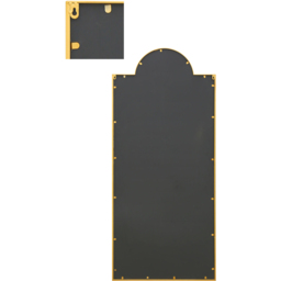 MirrorOutlet The Genestra Gold Contemporary Wall and Leaner Garden Mirror 170 x 75cm - Size: 170 x 75 x 3cm - Wilko - thumbnail 5