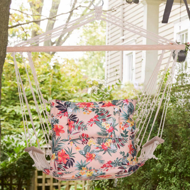 Outsunny Hanging Hammock Chair - Size: 3 x 106 x 100cm - Multi - Wilko - image 1