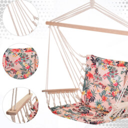 Outsunny Hanging Hammock Chair - Size: 3 x 106 x 100cm - Multi - Wilko - thumbnail 6