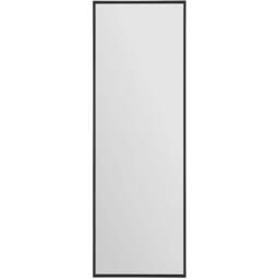 MirrorOutlet The Artus Black Aluminium Edged Wall Mirror 120 x 40cm - Wilko