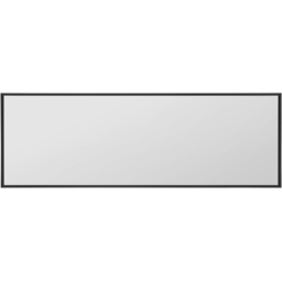 MirrorOutlet The Artus Black Aluminium Edged Wall Mirror 120 x 40cm - Wilko - thumbnail 4