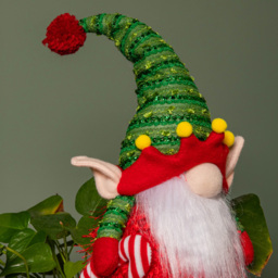 Samuel Alexander Light up Standing Christmas Elf Gonk with Warm White LEDs - Size: 46 x 16 x 16cm - Multi - Wilko - thumbnail 5