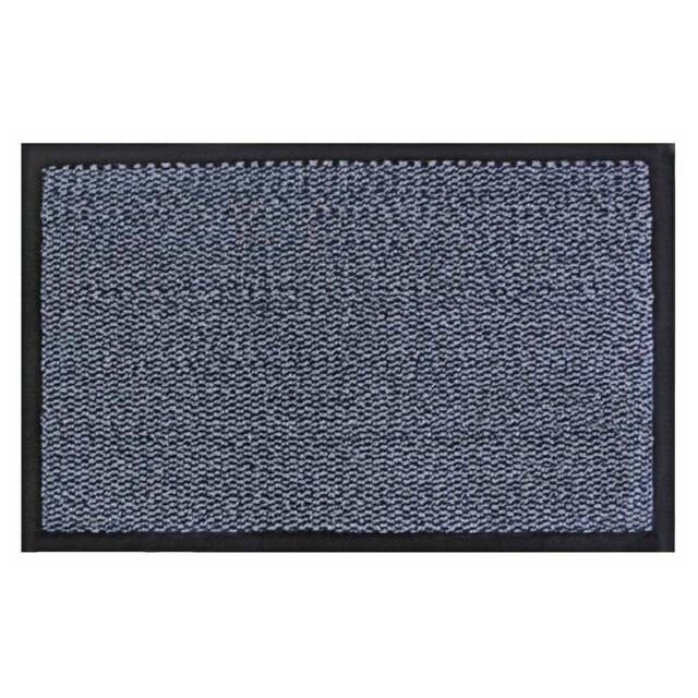 JVL Commodore Blue and Black Barrier Doormat - Size: 120 x 170cm - Multi - JVL Homewares - Wilko - image 1
