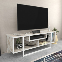 Decorotika Asal Ephesus and White Wide TV Unit - Size: 40.2 x 119.4 x 35.2cm - Wilko - thumbnail 5
