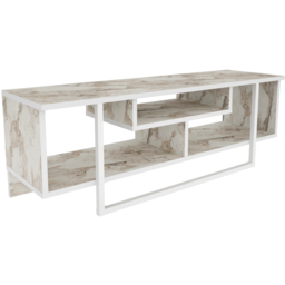Decorotika Asal Ephesus and White Wide TV Unit - Size: 40.2 x 119.4 x 35.2cm - Wilko - thumbnail 3