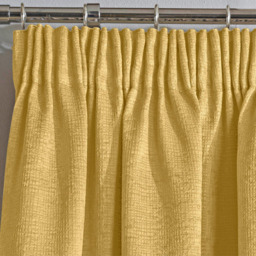 Enhanced Living Matrix Ochre Thermal Pencil Pleat Readymade Curtains 117 x 183cm - Yellow - Wilko - thumbnail 4