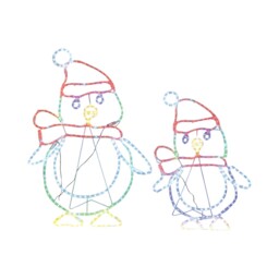 Set of 2 Penguin Rope LightsMulticolour - Wilko - thumbnail 1