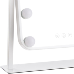 Living and Home White Adjustable Hollywood LED Vanity Mirror - Size: 48 x 36 x 18.5cm - Wilko - thumbnail 7