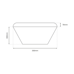 Milagro Nemo Pir Black and White Ceiling Lamp 230V - Size: 33 x 33 x 7cm - Wilko - thumbnail 5